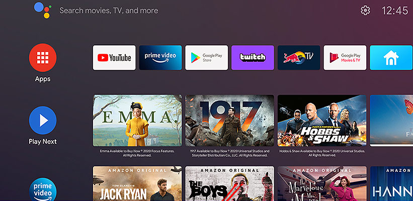 Philips PicoPix Max TV Streaming Apps