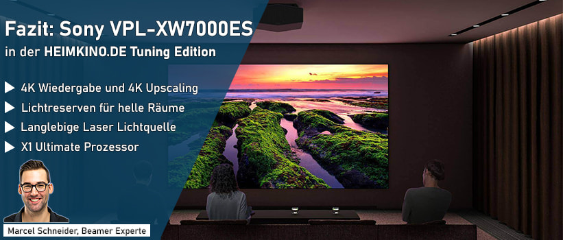 Sony XW7000ES Schwarz Beamer Heimkino