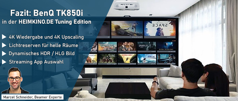 BenQ TK850i Beamer Fazit