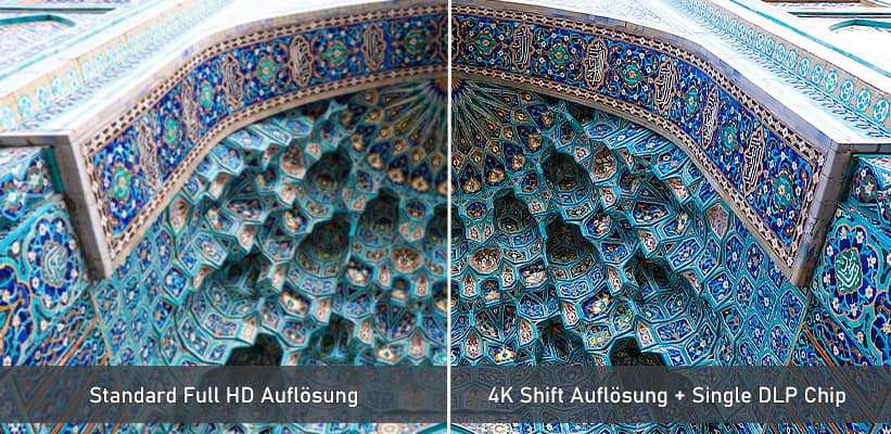 BenQ TK860 4K Bildvorteil vs Full HD