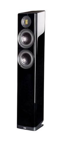 ELAC Vela FS 408 Hochglanz Schwarz - Standlautsprecher / Stückpreis