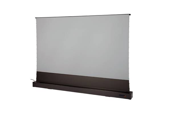 celexon CLR HomeCinema UST elektrische Boden-Leinwand 110, 243 x 137cm - schwarz