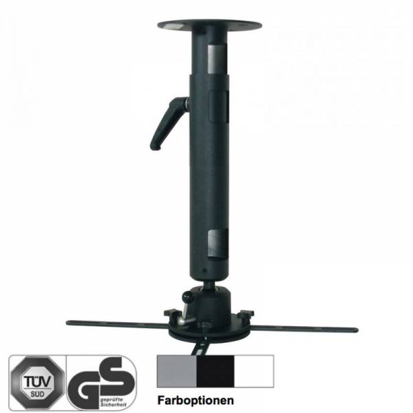 DELUXX Deckenhalter Profi-Line 40-70 cm schwarz