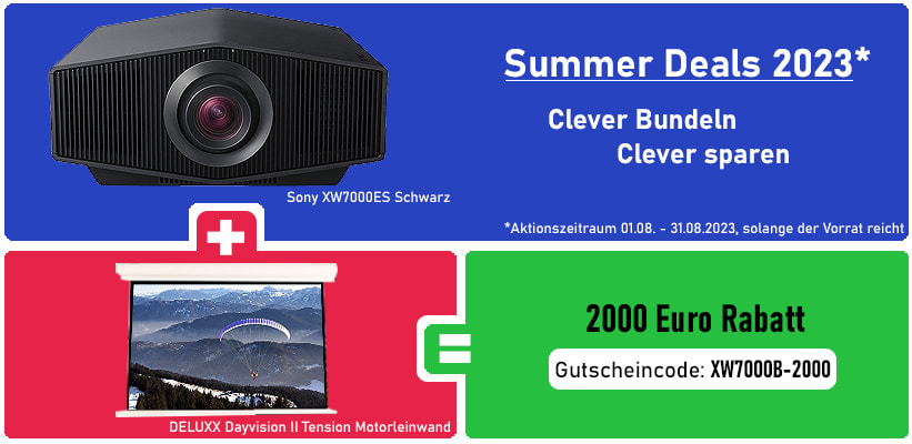 Sony XW7000ES Schwarz Summer Deals 2023 Aktion