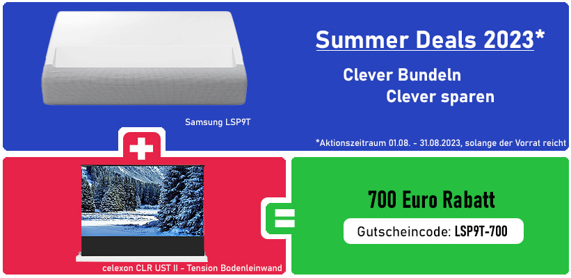 Samsung LSP9T Summer Deals 2023 Aktion