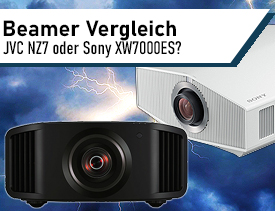 8K HDR Beamer Vergleich JVC NZ7 oder Sony XW7000ES
