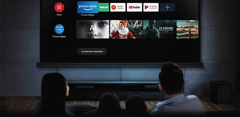 BenQ GP500 Streaming App Auswahl