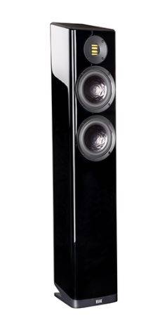 ELAC Vela FS 408 Hochglanz Schwarz - Standlautsprecher / Stückpreis