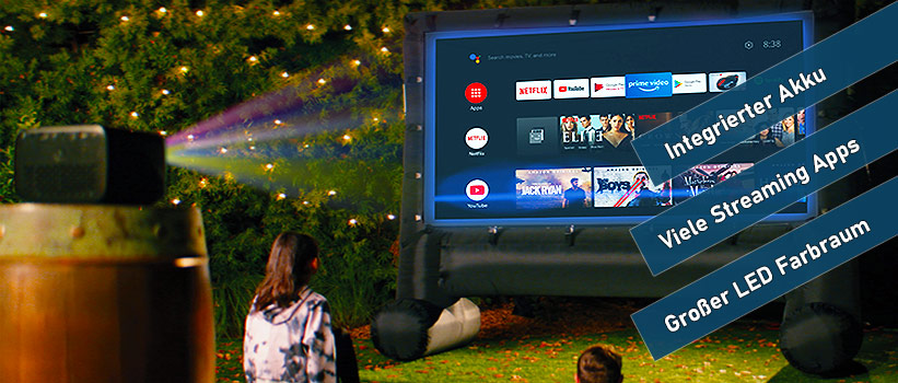 Philips PicoPix Max TV Beamer Vorteile
