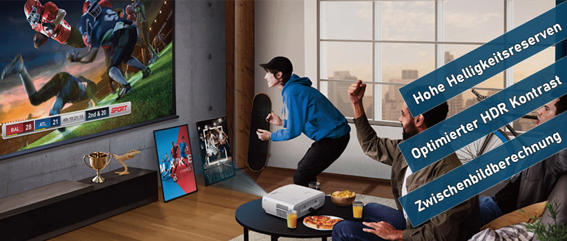 BenQ TK860 Beamer Heimkino Installation