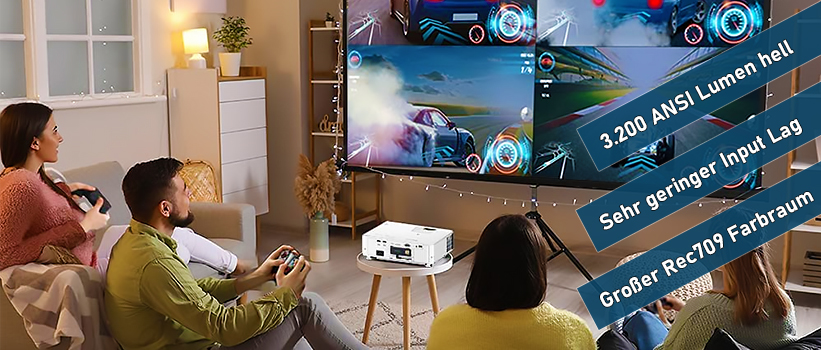 BenQ TK700 Heimkino Beamer Installation