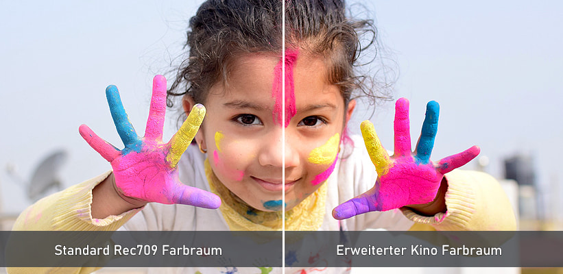 BenQ GP500 Farbraum Direktvergleich