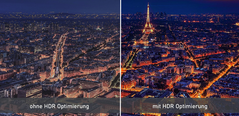 JVC DLA-NP5B HDR Schwarzwert Vergleich