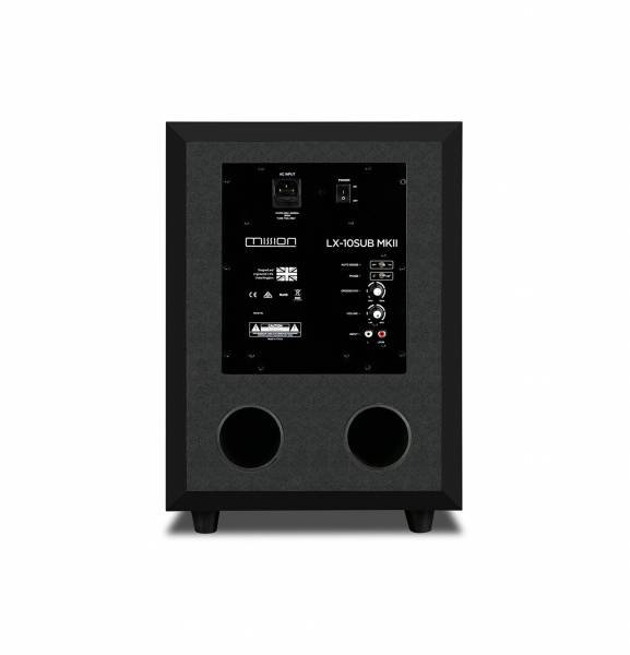 Mission LX-10 Sub MKII Matt Schwarz - 10" Frontfire Subwoofer