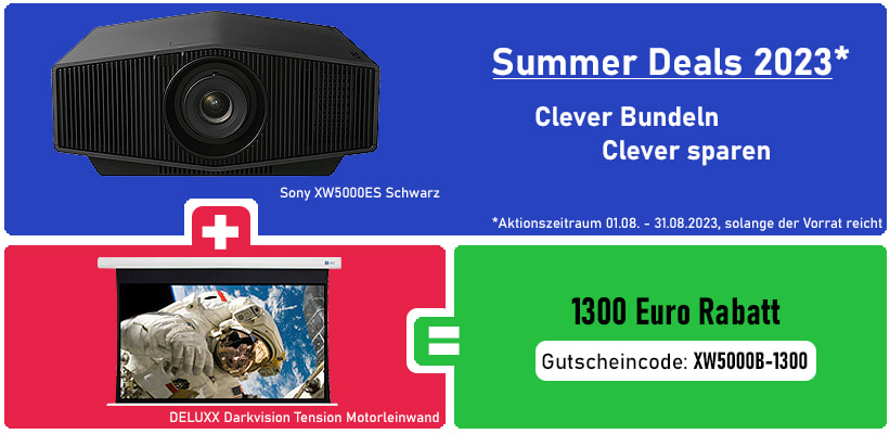 Sony XW5000ES Schwarz Summer Deals 2023 Aktion
