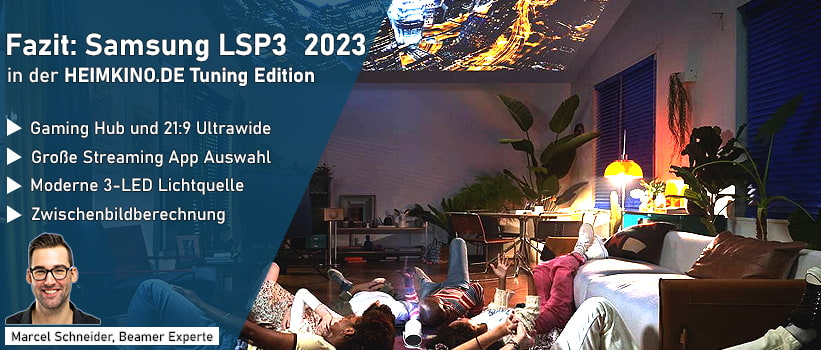 Samsung LSP3 The Freestyle 2023 Mini LED Beamer Fazit