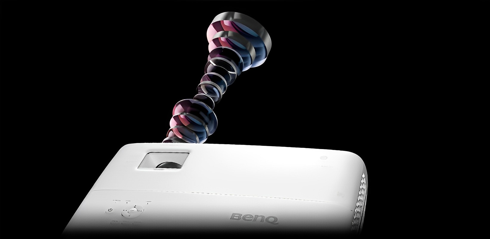 BenQ TK860 Optik Aufbau Detail