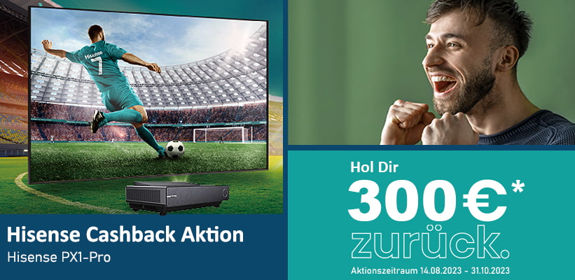 Hisense PX1-Pro Laser TV Cashback Aktion 2023