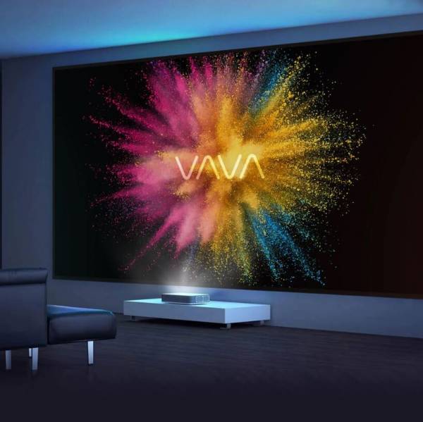 VAVA CLR UST Kontrastleinwand 220 x 124cm - 100" SlimLine Rahmenleinwand