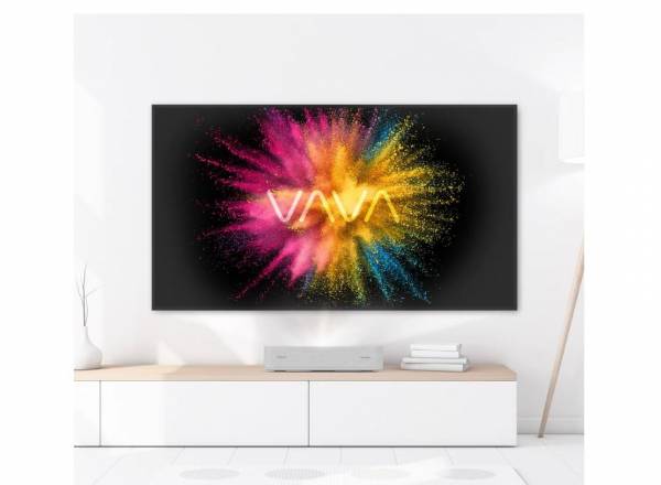 VAVA CLR UST Kontrastleinwand 265 x 149cm - 120" SlimLine Rahmenleinwand